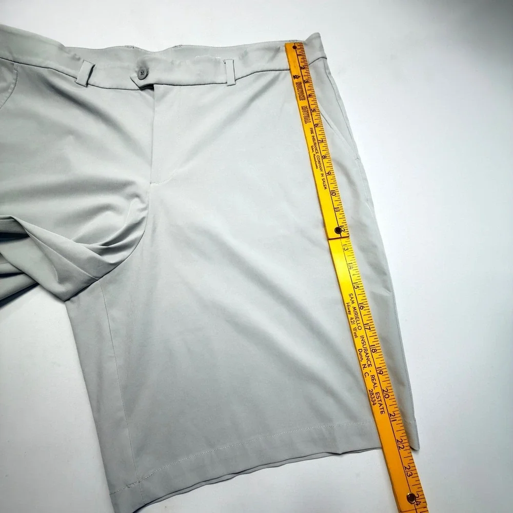 G/FORE Golf Shorts Mens 40 Gray Stretch Performance Flat‎ Front 9